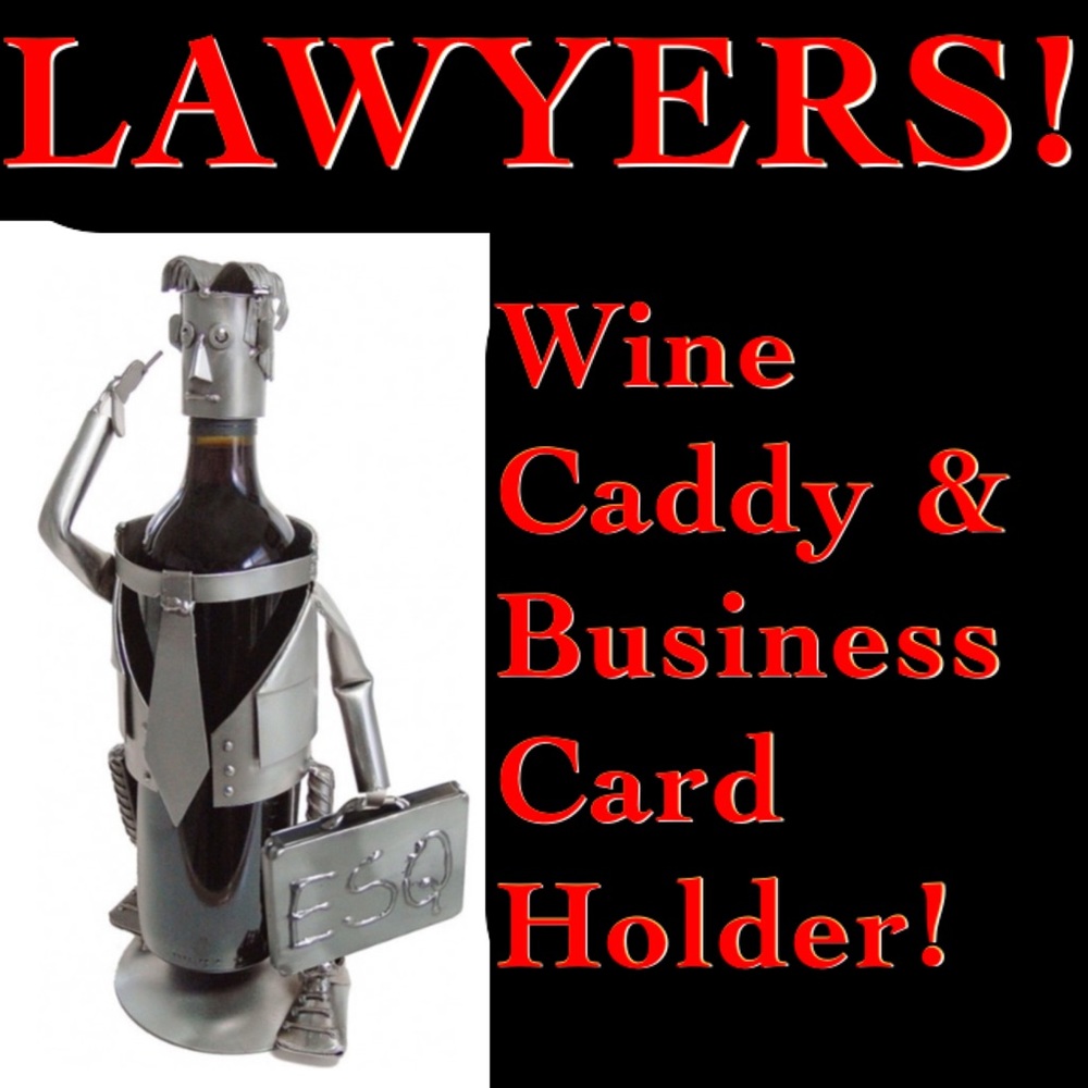 Lawyer Wine Caddy